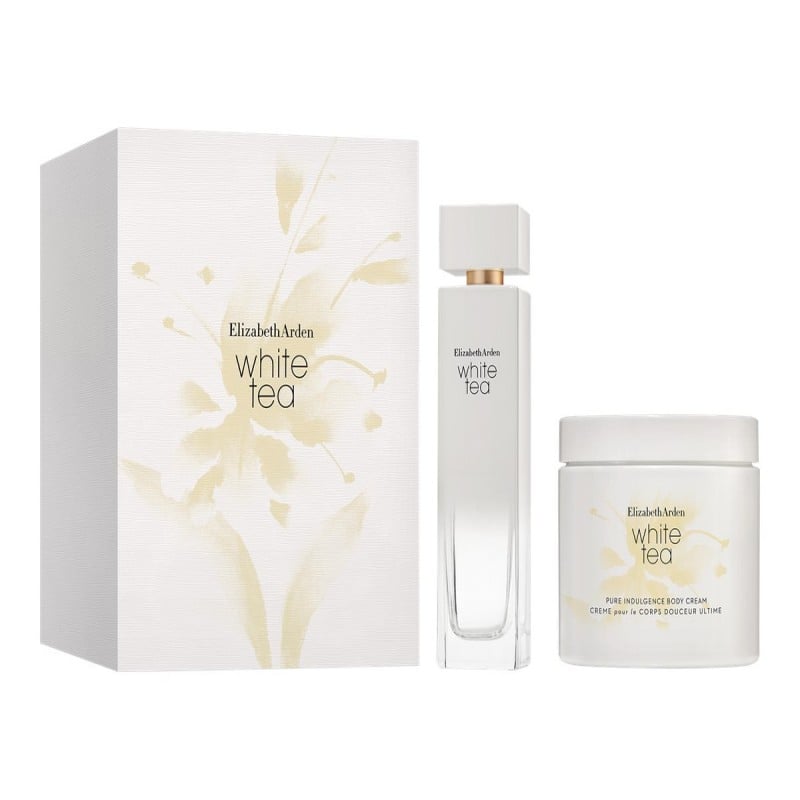Elizabeth Arden White Tea 2pc Set 100ml Edt for Women (w/ 400ml BC)