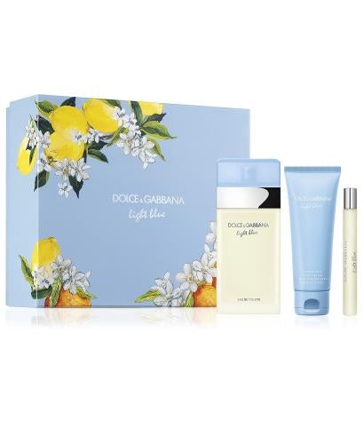 Dolce & Gabbana Light Blue 3pc Set 100ml EDT Women