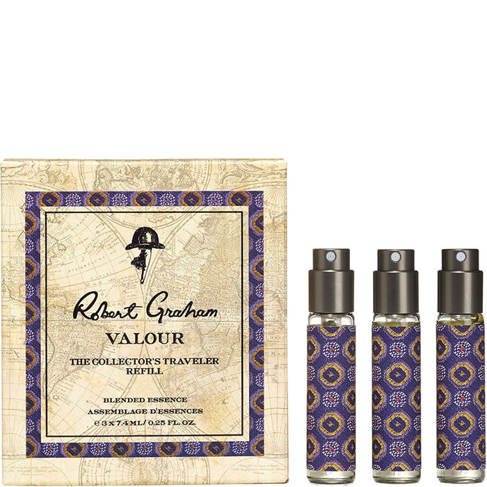 Robert Graham Valour The Collector's Traveler Refill Blended Essence 3X7.4mL Men