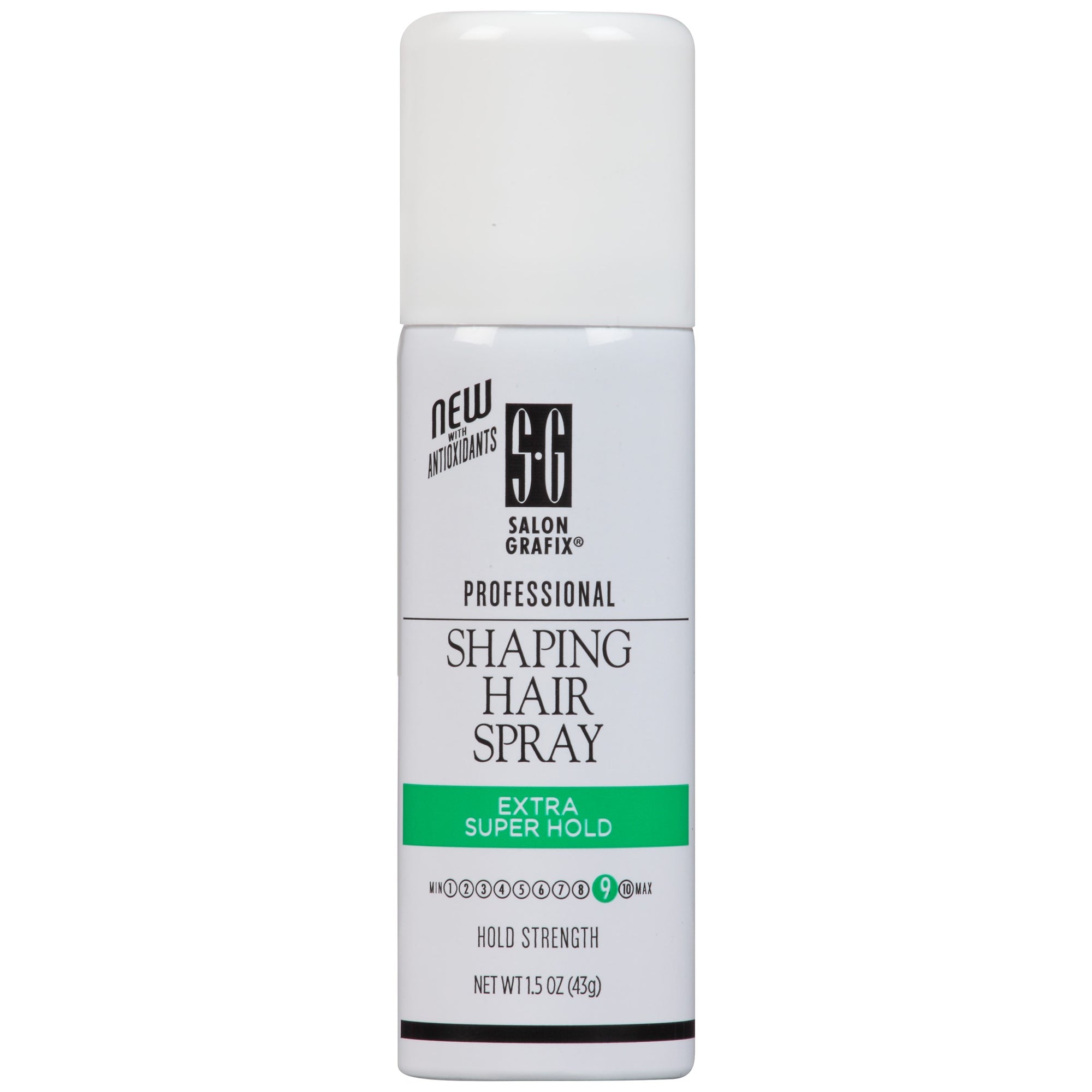 Salon Grafix Professional Shaping Hair Spray (Extra Super Hold Strength 9) 43g