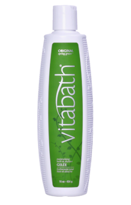 Vitabath Original Spring Green Moisturizing Bath and Shower Gel 454grams