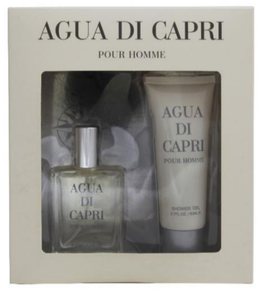 Agua Di Capri Pour Homme 2pc Set 50ml EDP