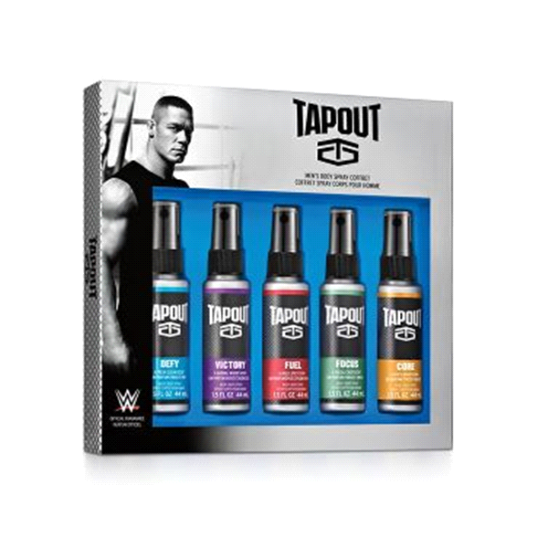 Tapout Men's Body Spray 5pc Set x 44mL Men