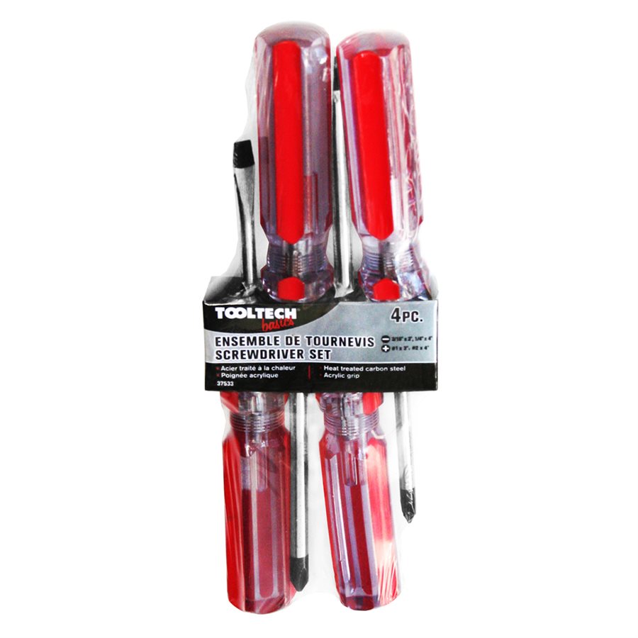 Tooltech Basics Screwdriver Set 4pc