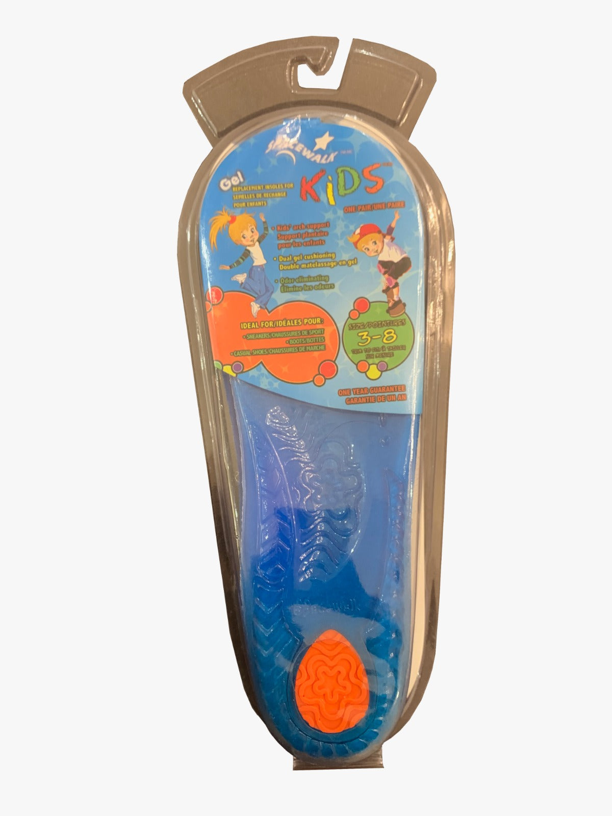 Spacewalk Kids Gel Insole Sizes 3-8