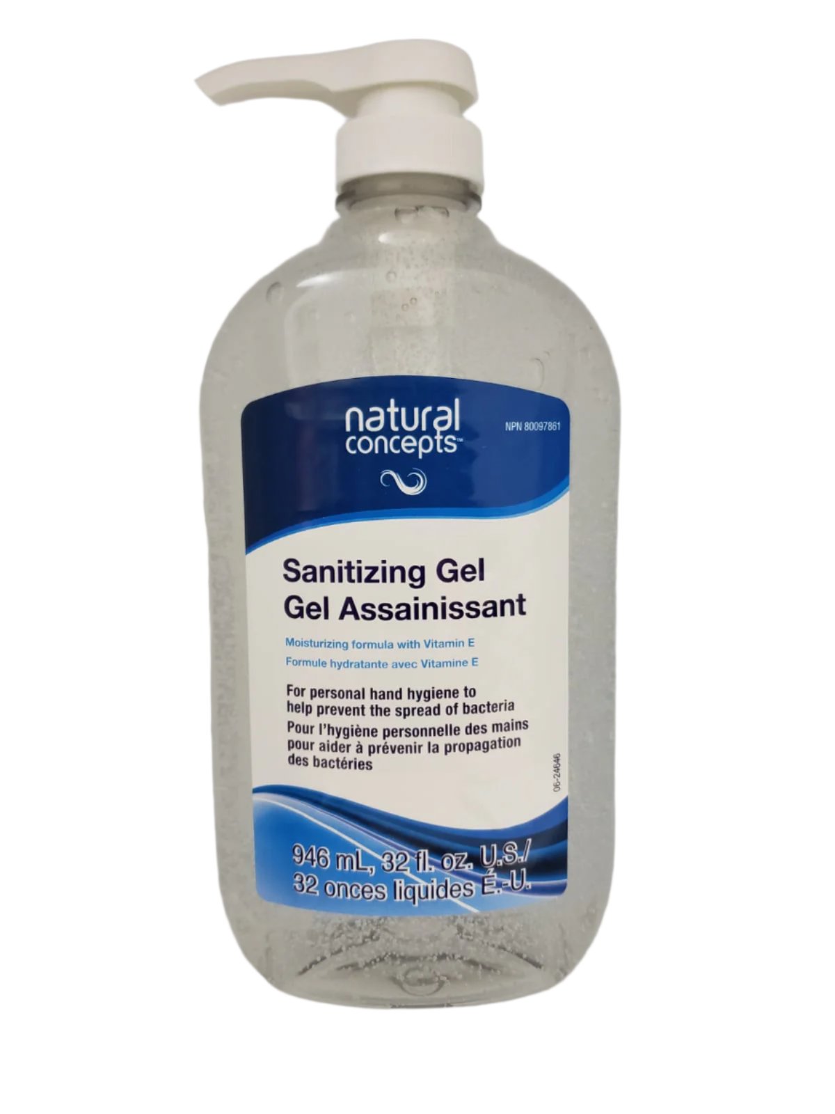 Natural Concepts Sanitizing Gel 946ml with Pump