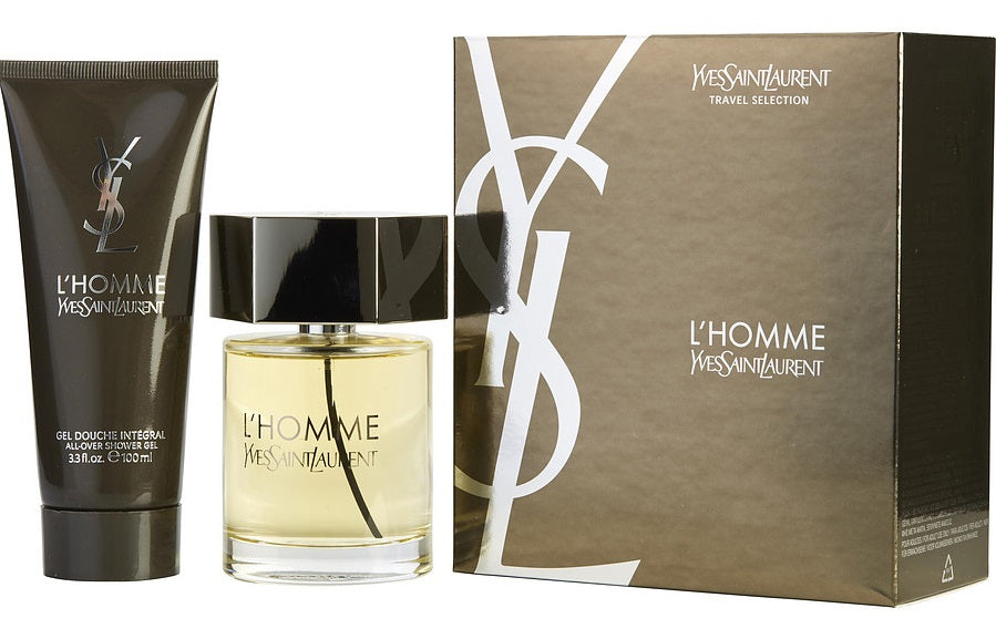 YSL Yves Saint Laurent L'Homme Travel Set 2pc 100ml EDT Men