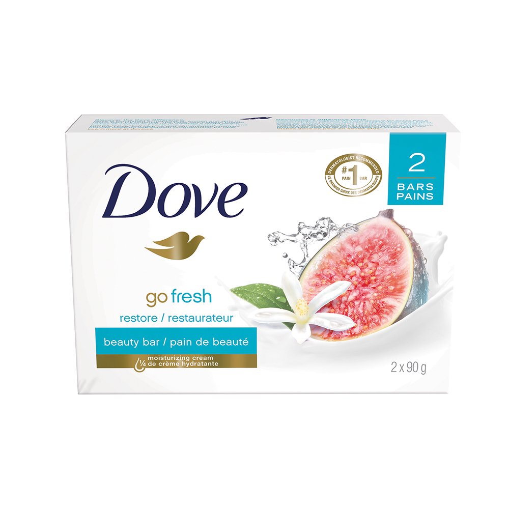 Dove Go Fresh Beauty Bar Blue Fig and Orange Blossom 2pcs x 90g
