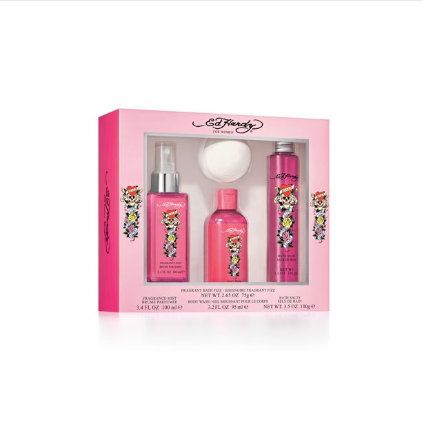 Ed Hardy Love Kills Slowly 4pc Set 100ml Fragrance Mist Lisa's - Main Image