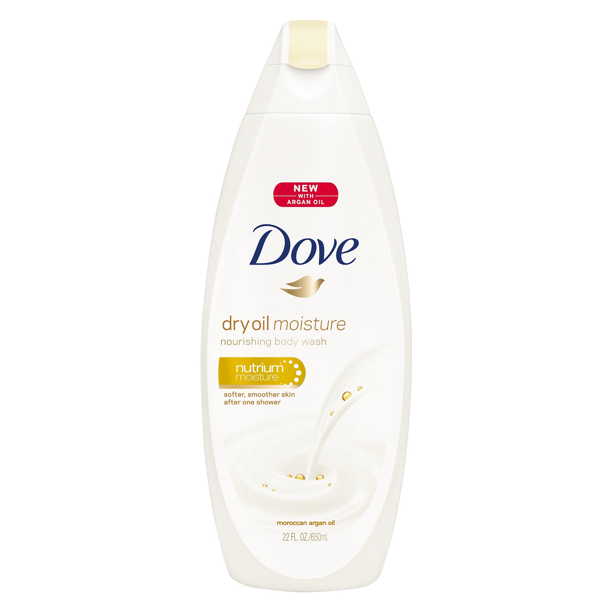 Dove Dry Oil Moisture Body Wash 650ml