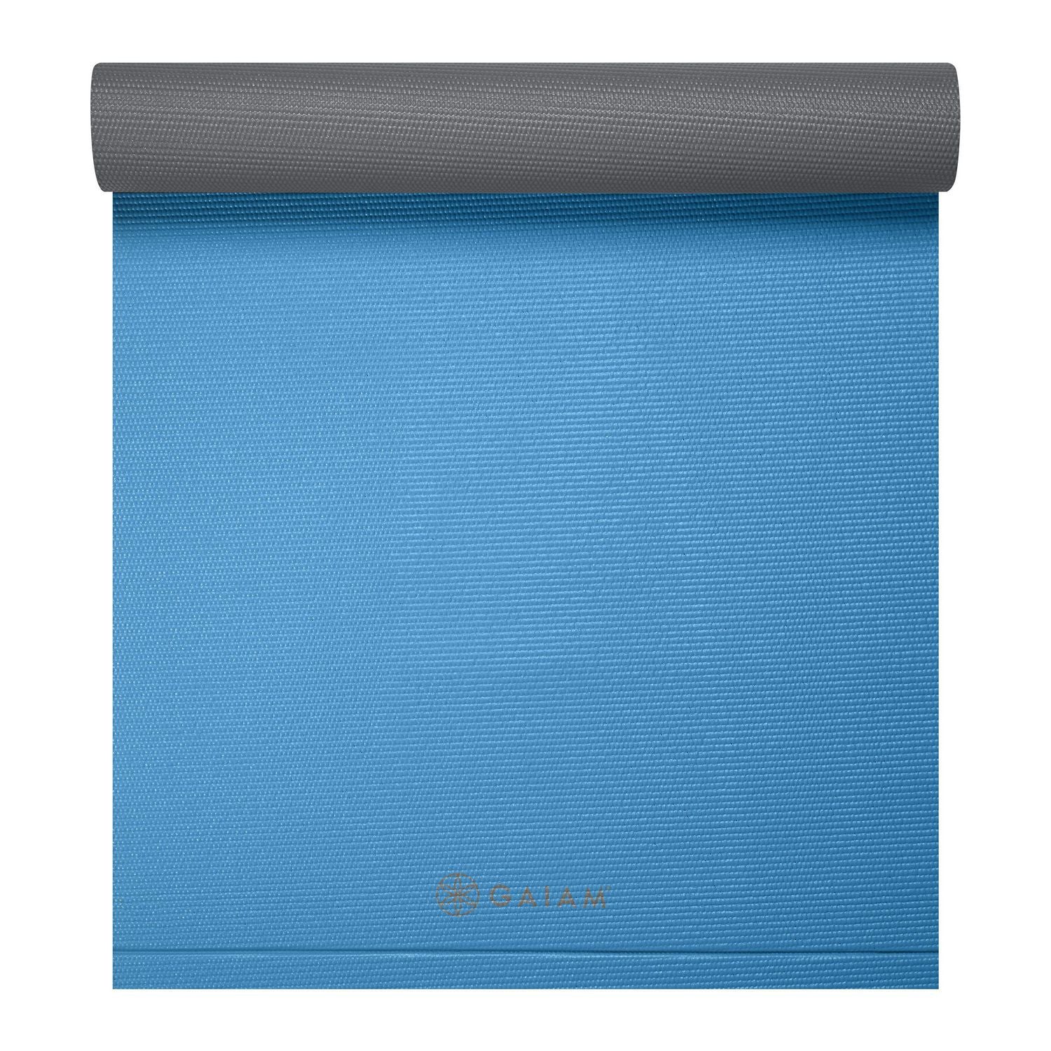 Gaiam Premium Yoga Mat (Blue/Purple) - Curbside Pickup Only