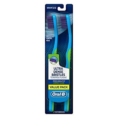 Oral B Pro Health Ultra Dense Bristles Value Pack 2pcs (Assorted Colors)