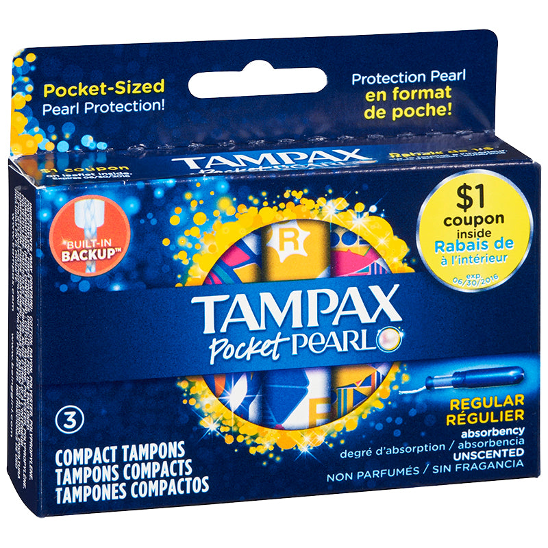 Tampax Pocket Pearl Regular 3pcs