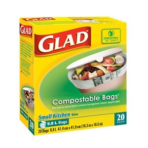 Glad Compostable Bags Small 20 pieces