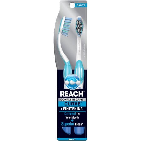 Reach Complete Care Curve Toothbrush 2 pack (Whitening Bristles)