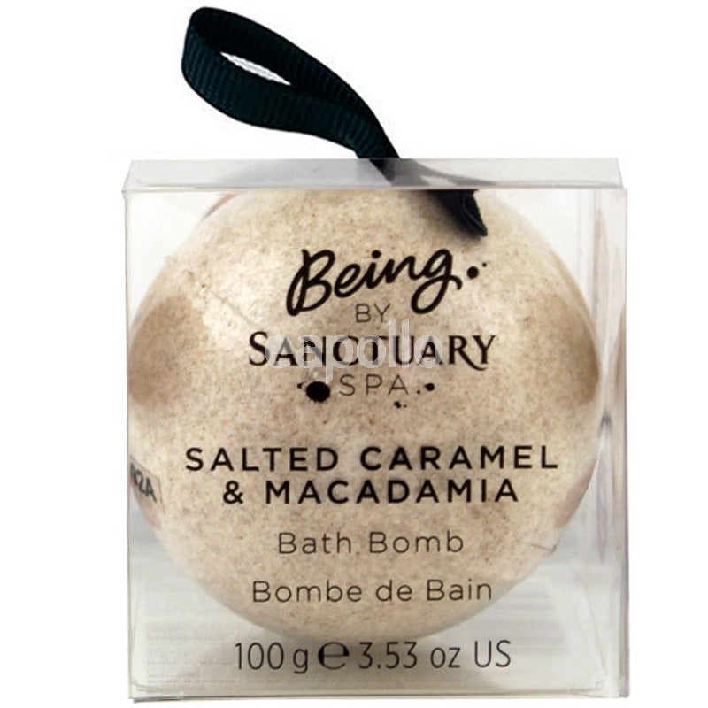 Being by Sanctuary Spa Salted Caramel & Macadamia Bath Bomb 100g
