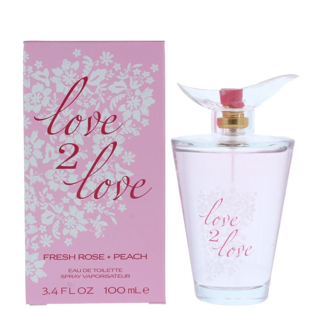 Love 2 Love Fresh Rose and Peach 100ml EDT Women