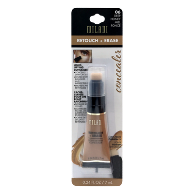 Milani Retouch + Erase Light-Lifting Concealer 7ml - 06 Deep Honey