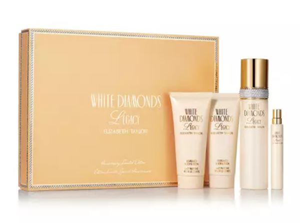 Elizabeth Taylor White Diamonds Legacy 4pc Set 100ml EDT Women