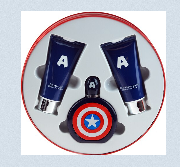 Marvel Avengers Captain America Adult 3pc Set 100ml EDT Men