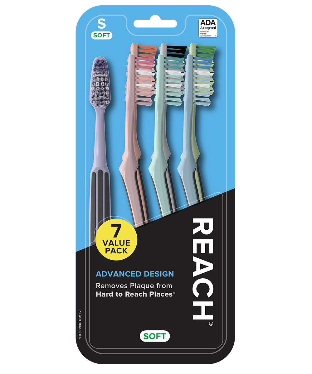 Reach Soft Advanced Design Value Pack 7pcs (Assorted Colors)