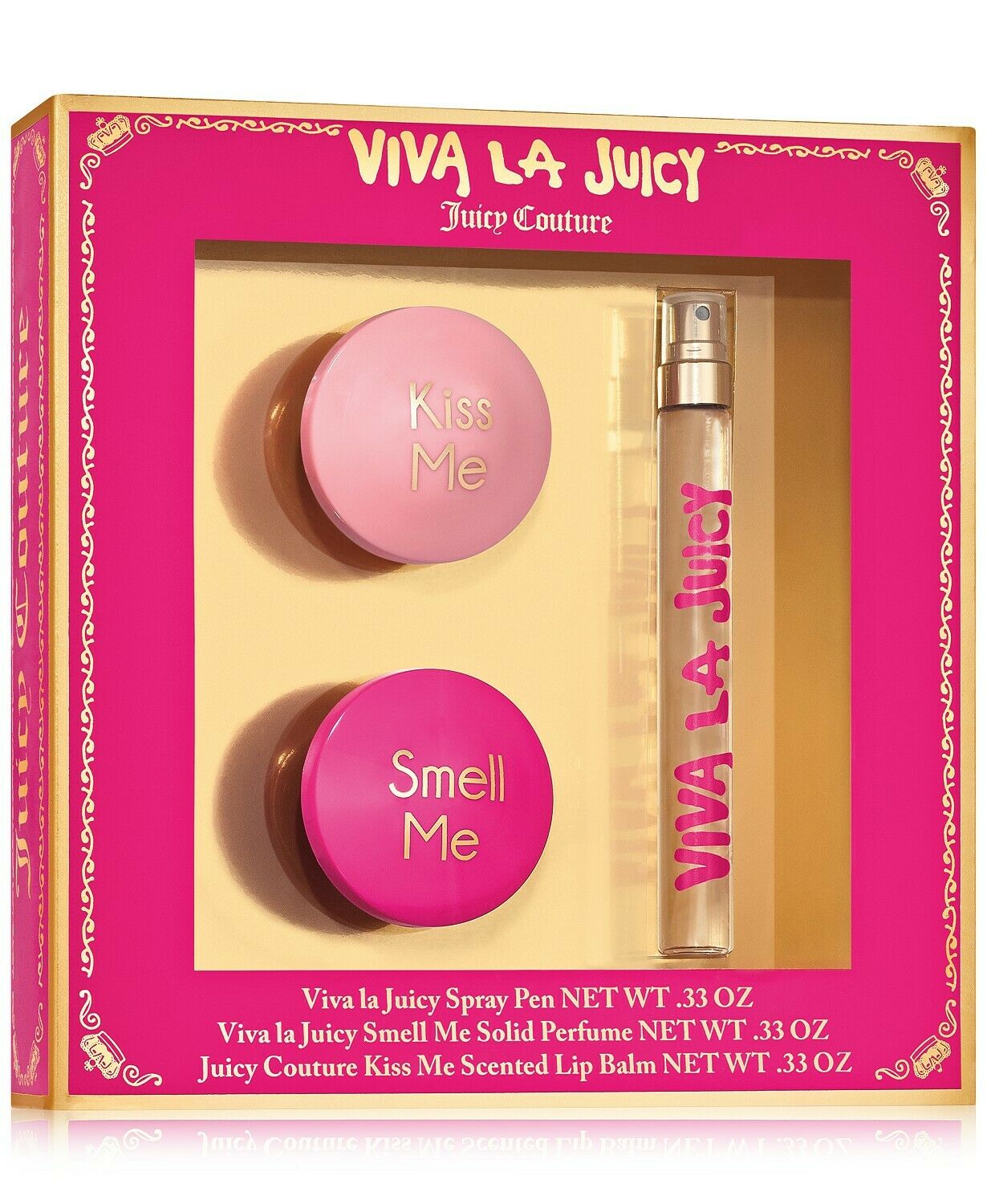 Juicy Couture Viva La Juicy Kiss Me Smell Me 3pc Set 10ml EDP Women