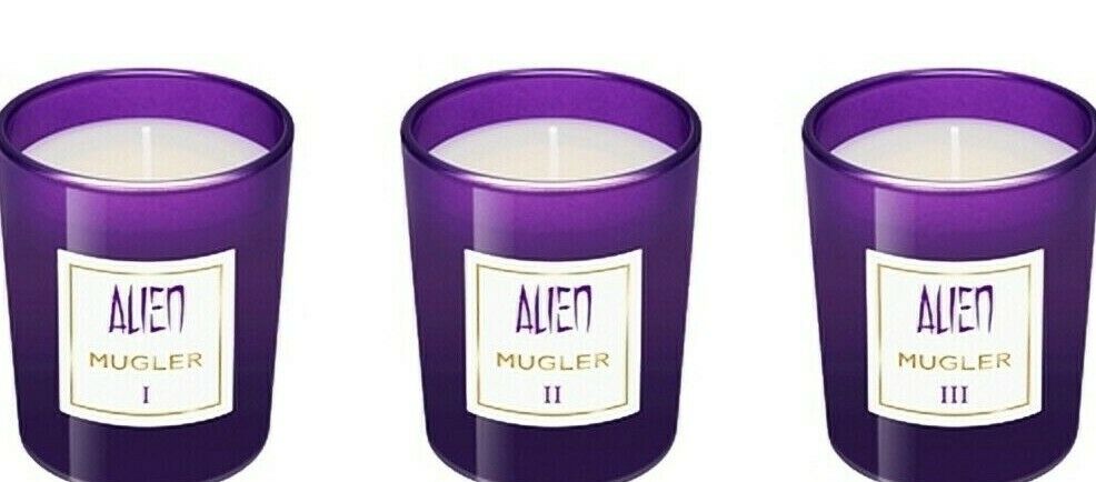 Thierry Mugler Alien Collection of Three Mini Scented Candles (3 x 70g)