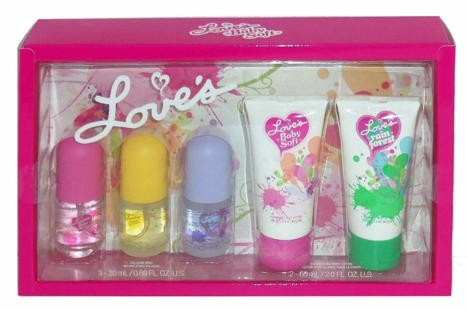 Love's Baby Soft Cologne 5pc Set