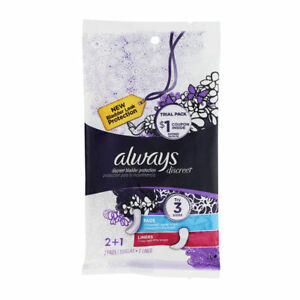 Always Discreet Bladder Protection Pads + Liners (2+1)