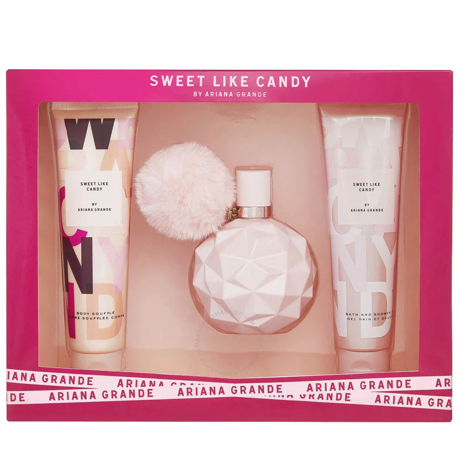 Ariana Grande Sweet Like Candy 3pc Set 100ml EDP Women Lisa s Cosmetics pop up shop